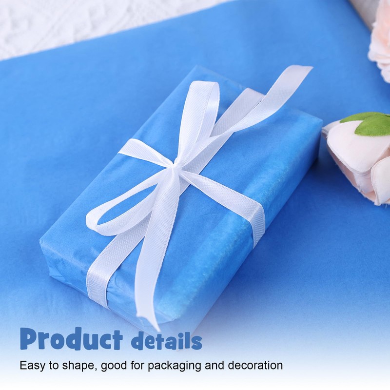 VGOODALL 120 Sheets Gift Wrap Tissue Paper, Blue Tissue Paper