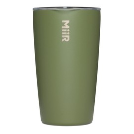 MiiR, Tumbler, Vacuum Insulated, Stainless Steel with Slide Lid, Cup Holder Compatible & BPA Free, Evergreen, 12 Fluid Ounces