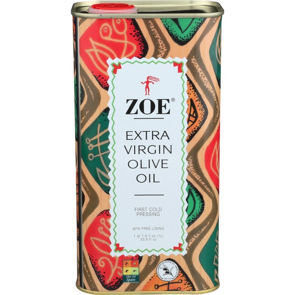 ZOE Extra Virgin, Olive Oil, 33.8 Fl Oz
