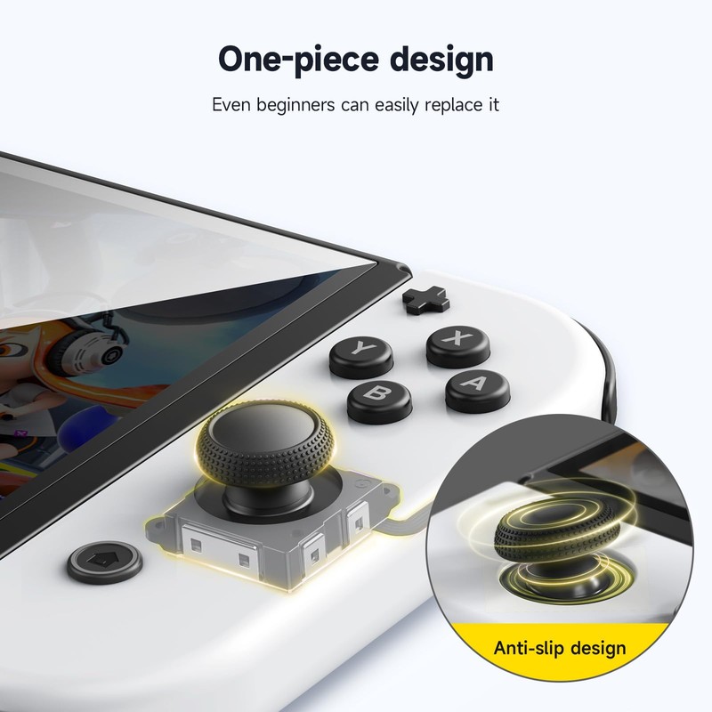 JINGDU Switch Joycon Joystick Replacement Kit, Hall Joystick Compatible with
