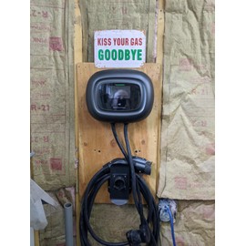 Piuiafey Letrero de despedida de gasolina, decoración de cueva de hombre, regalos para propietarios de vehículos eléctricos