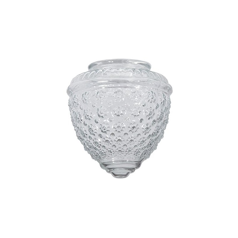 B&P Lamp® 5 1/2" Clear Pineapple Fixture Shade