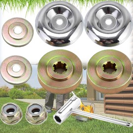 Mikqky Pack of 5 Replacement Parts for Brush Cutter, Brush Cutter Hardware Accessories, Blade Adapter Kit for Lawnmowers, Applicable to Stihl Fs120 Fs130 Fs130R Fs200 Fs200R Fs250 FS55 Brush Cutter