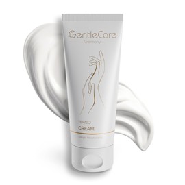 GentleCare Germany Hand Cream for Dry Hands - Hand Moisturiser with Calendula & Zinc - Hydrating Formula with Almond Oil & Peach Flower Scent - German Made Skincare - 75ml
