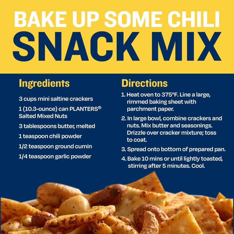 PLANTERS Salted Mixed Nuts, Party Snacks, Plant-Based Protein 10.3oz (1