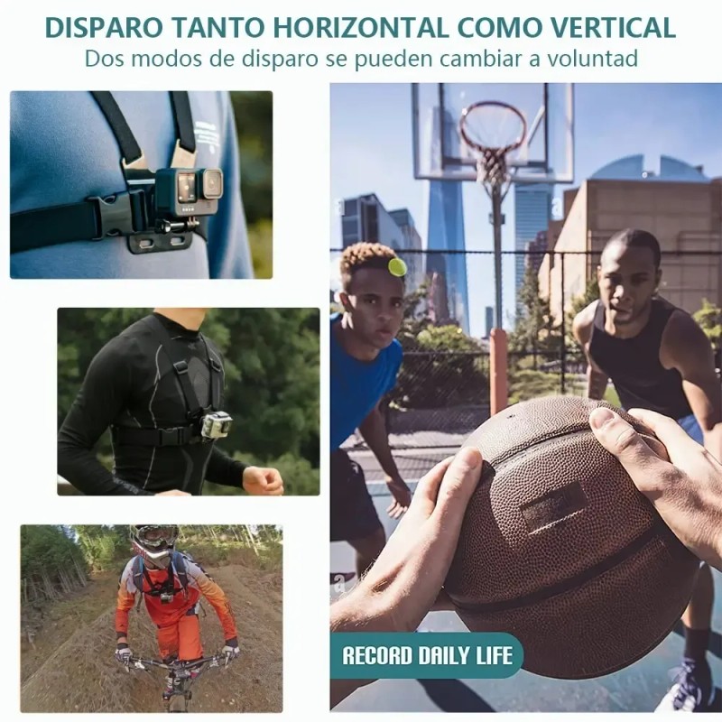 Gopro Arnes Para Pecho Pechera Chesty Goprofácil De Instalar
