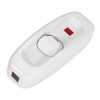 Lamp Switch, Feed-Through Switch Rocker AC 250V 10A Inline ON/OFF
