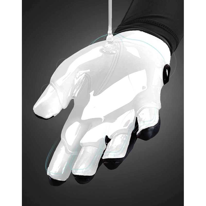 Cutters CG10440-90002-XXL Rev Pro 5.0 Receiver Gloves Solid White XXL