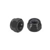 sourcing map 100Pcs M4 x 0.7 Nylon Insert Hex Lock