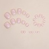 Aurora White Press on Toenails Short Square Fake Toe Nails