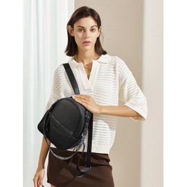 CLUCI Backpack Purse for Women Fashion Leather Small Backpacks Mini Ladies Shoulder Backpack Convertible Handbags