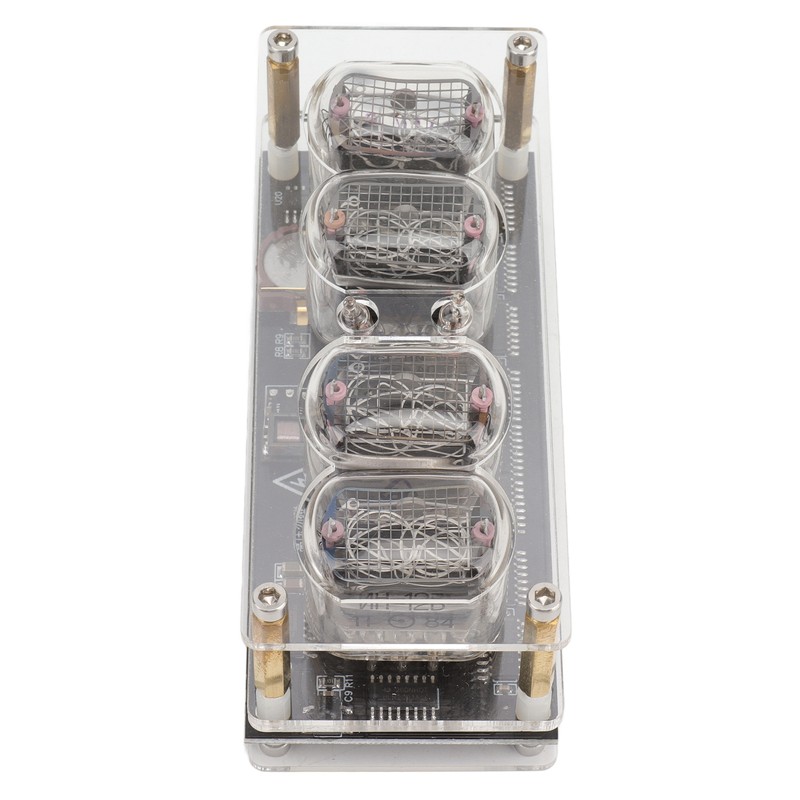IN12 Glow Tube Clock with Remote Controller Electronic Digital Tube