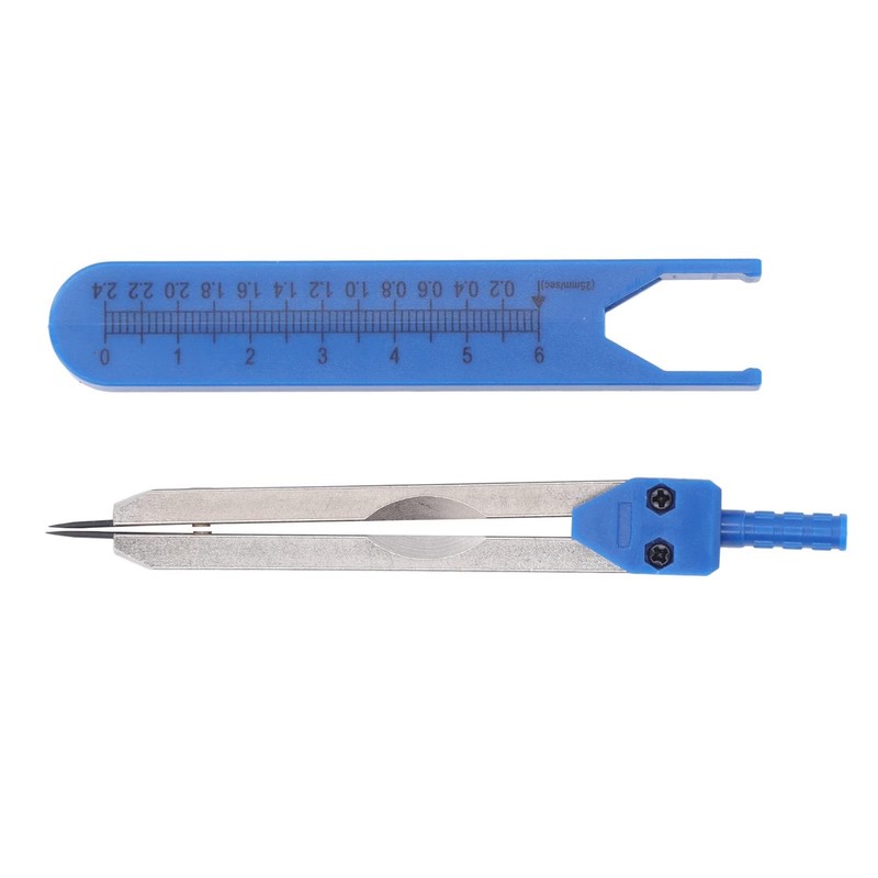 EKG Vernier Caliper 0-2.4 Inch Portable EKG Drawing Tool Easy