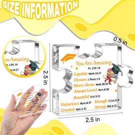 Stocking Stuffer Class of 2025 College Students Graduation Positivity Motivational Quotes Gifts for Her Him Women Men Girls Friends Best Inspirational Encouragement Spiritual Gifts for Women