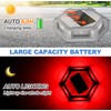 CREPOW Solar Dock Lights Driveway Deck Lights - 12 Packs