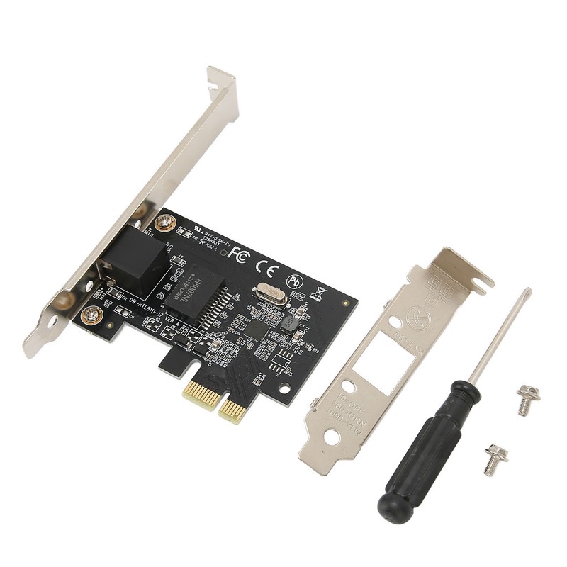 Gigabit Ethernet Card 10Mbps 100Mbps 1000Mbps Adaptive PCI E Wired