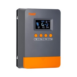 PowMr 35A MPPT Solar Charge Controller, for 12V/24V System, Max 80VDC PV Input, Work with AGM, Gel, Flooded and Lithium Battery