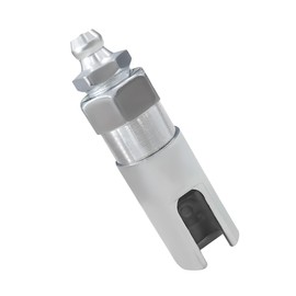 Yourkar Grease Gun Coupler with 1/8 inch NPT Threads, Push on Slotted Right Angle 90 Degree Grease Gun Coupler, Grease Coupler Fits Standard 1/8 inch NPT Grease Hoses