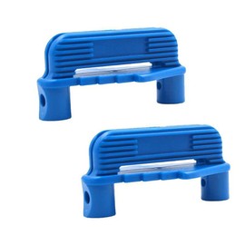 Centre Offset Marking Tool, Multifunctional Line Marking Gauge, Center Line Finder Scriber, Woodworking Offset Marking Tool, Pack of 2, Blue
