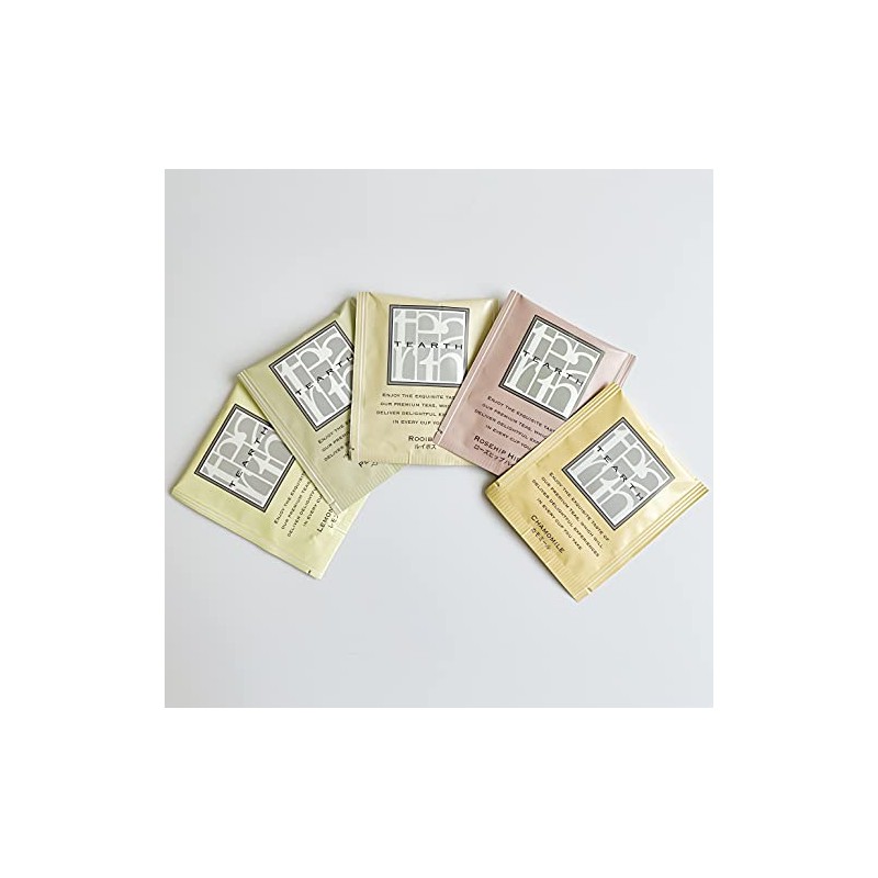 TEARTH Herbal Tea Variety Pack, Individually Wrapped, 25 Bags