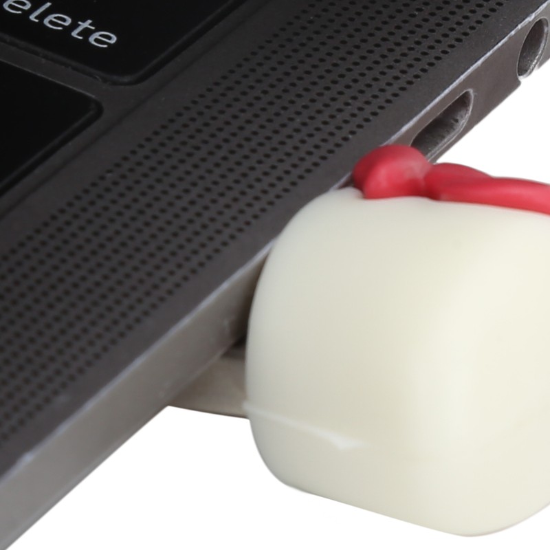 USB 2.0 Flash Drive White Cute Appearance Data Storage Tool