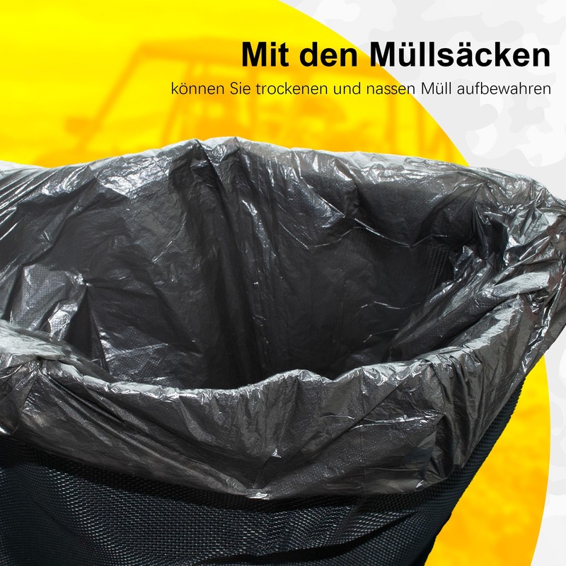 ZOSANY UTV ATV Garbage Bag Universal Vinyl Mesh Garbage Bag