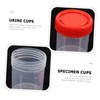 KICHOUSE Pcs Leak-resistant Cups Ml Plastic Specimun Cups for Medical