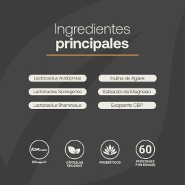 Billones Probióticos Prebióticos Cápsulas Life 30g