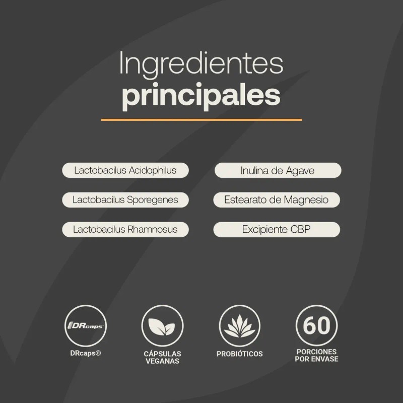 Billones Probióticos Prebióticos Cápsulas Life 30g