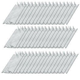 1.5 x 5” Galvanized Nail Plates for Wood Studs, Plumbing and Wiring Protection, Sharp Pointed 4 Prongs, Anti-Nail Protection Plate Shield(50 Pack)
