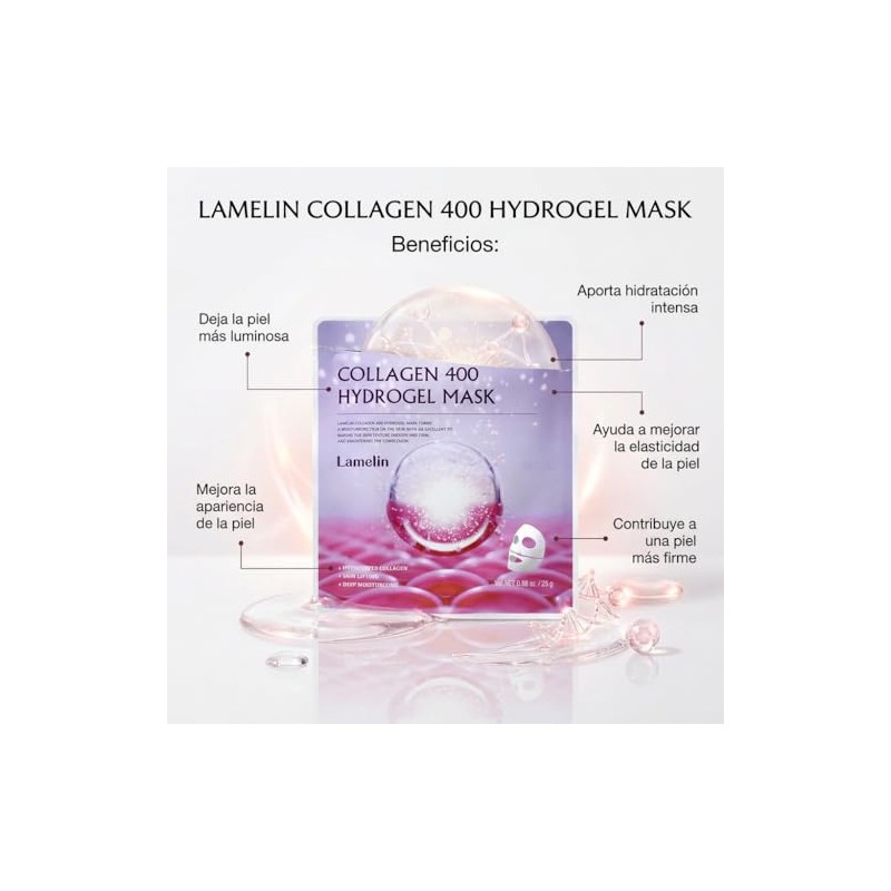 Lamelin Collagen 400 Hydrogel Mask (1EA)