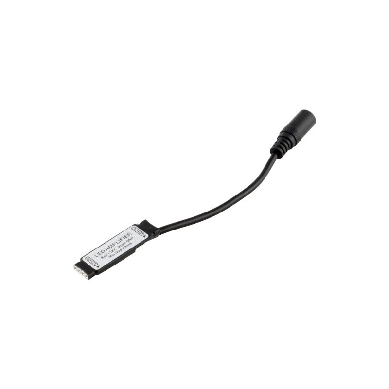 Mini Inline 12V LED Amplifier for RGB Strip Light with
