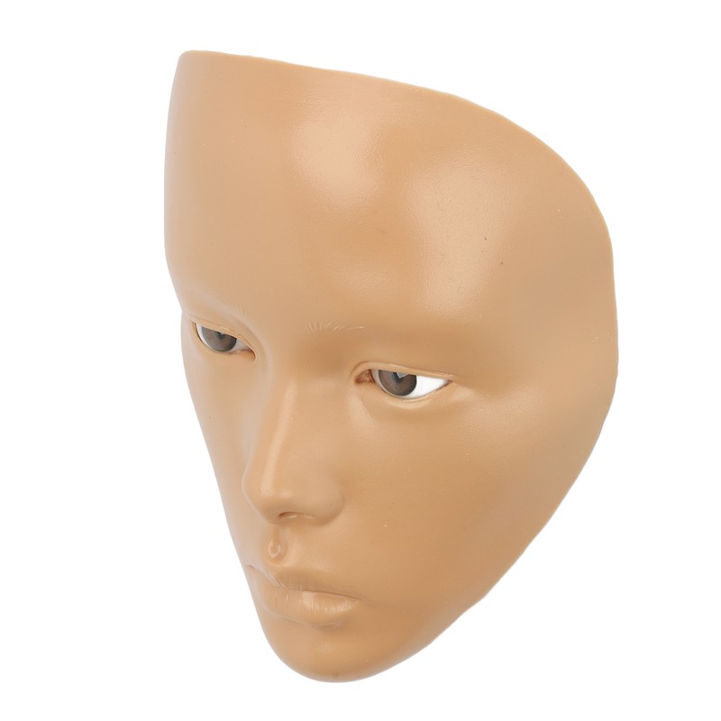 Silicone Makeup Practice Full Face Board with 20ml Cleansing Oil