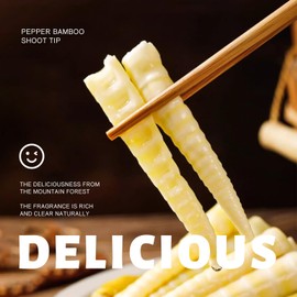 Pickled Bamboo Shoots , Fresh Mountain Pepper Crispy Tender Shredded Bamboo Shoots, Fresh Bamboo Shoots, Tender Bamboo Shoots, Crispy Bamboo Shoots, Instant Snack, Snacks & Leisure Food, Chinese Pickled Vegetables (3.1 Oz*6 Bags)