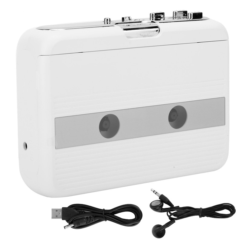 Portable Tape Player Bluetooth Cassette Player FM Radio with AutoReverse