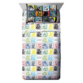 Jay Franco - JF27246EPCD Star Wars Classic Grid 4 Piece Full Sheet Set