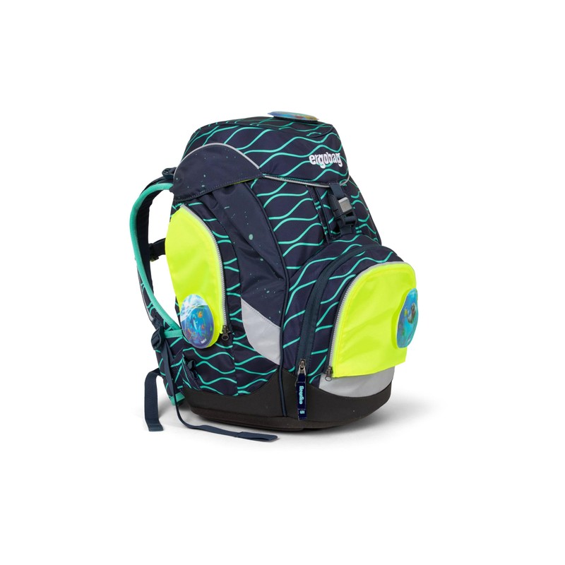 ergobag Fluo Zip Set Visibility Set Pack Cubo and Cubo