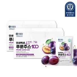 Yonsei Life & Health Yonsei Baekse Prune Juice 100 70ml 30 pouches 2 boxes (Total 60 pouches) / 연세생활건강 연세백세 푸룬주스100 70ml 30포 2박스 (총 60포)