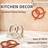 CATTITUDE Pretzel-Shaped Heat-Resistant Silicone Trivet - Non-Slip, Flexible, Dishwasher Safe,