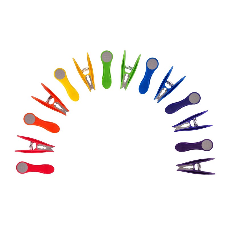 trendfinding 70 rainbow clothes pegs colourful with stainless steel springs