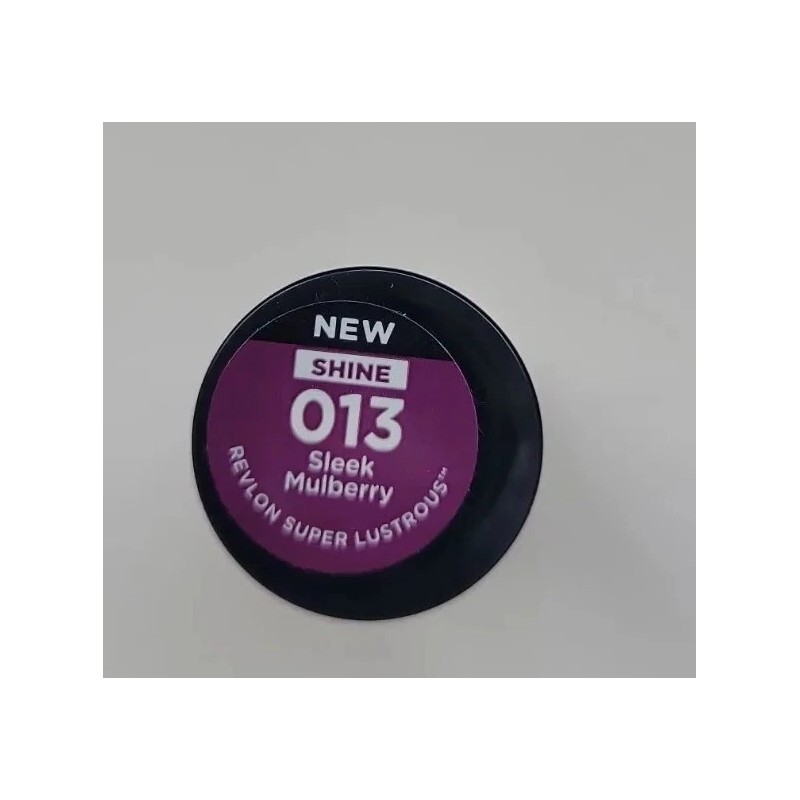 Revlon Super Lustrous Glass Shine Lipstick 013 Sleek Mulberry New