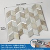 MOFIT Peel and Stick Backsplash for Kitchen,3D Wall Panel Peel