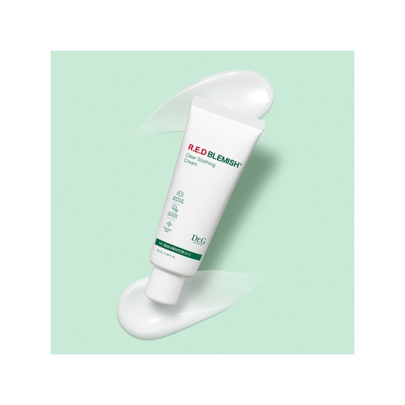 Dr.G Red Blemish Clear Soothing Cream 70ml (Tube) / 닥터지