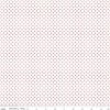 Swiss Dot On White- Red - Riley Blake Cotton Fabric