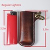 HUMWE Leather Lighter Case Holder for BIC Standard Size Lighters