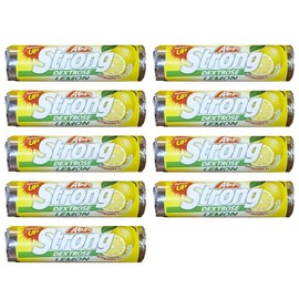 Alps Strong Glucose Candy Compact Lemon Flavor Directly Imported from the Netherlands, 9 Count / 알프스 스트롱 포도당 캔디 컴팩트 네델란드 직수입 레몬맛, 9개
