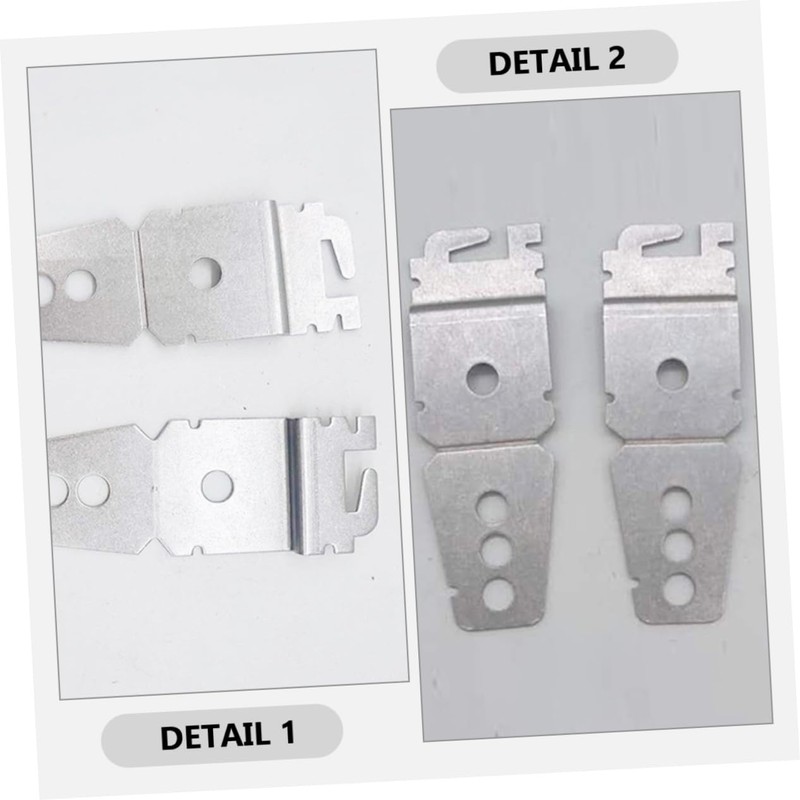 Hohopeti Dishwasher Side Brackets Set Dishwasher Mounting Clips Plate Dishwasher