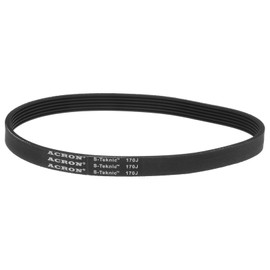 QUARKZMAN 170J6 Rubber Poly V Belt, 6 Rib PJ V-Ribbed Belt, 431 mm Length x 14 mm Width x 3.5 mm Thick, Industrial Drive Belt for Transmission of Movement