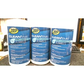 ZEP 3 Pack-Zep Cleaning Towels 650812, 7"x12" Wipe, Clean'ems NEW BUY!!