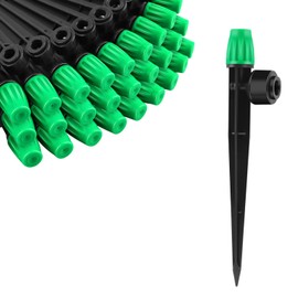 Kalolary 30pcs Irrigation Dripper 360 Degree Fan Sprayer Dripper Dripper (Green)
